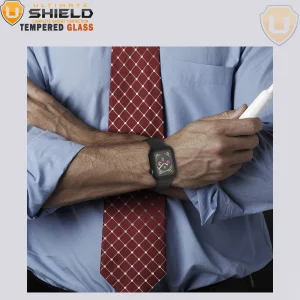 بند آلتیمیت شیلد مدل Braided GRD مناسب برای اپل واچ سری SE2021/7/8/9 سایز 45mm به همراه کاور