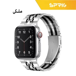 بند اسپریگ مدل 7Bid SLV مناسب برای اپل واچ 42 / 44 / 45 / 49 میلی متر