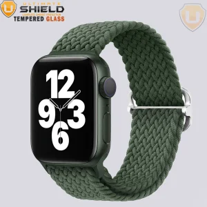 بند آلتیمیت شیلد مدل Braided GRD مناسب برای اپل واچ سری 7/8/9 سایز 45mm به همراه کاور
