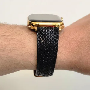 بند صنایع چرم پیری مدل PL24G مناسب برای اپل واچ 42/44/45/49 میلی متری تمام سری ها