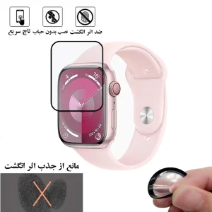 محافظ صفحه نمایش نانو شهر گلس مدل PMMAWSH مناسب برای اپل واچ Series 9 Aluminum 45 mm