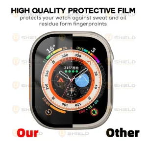 محافظ صفحه نمایش آلتیمیت شیلد مدل Film Protector UL مناسب برای اپل واچ Ultra سایز 49 میلی متری
