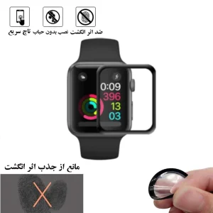 محافظ صفحه نمایش نانو شهر گلس مدل PMSR مناسب برای اپل واچ Series 3 42mm