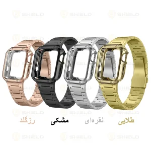 بند آلتیمیت شیلد مدل Santos Lux مناسب برای اپل واچ 38/40 میلی متری سری 1/2/3/4/5/6/SE/SE2/SE3