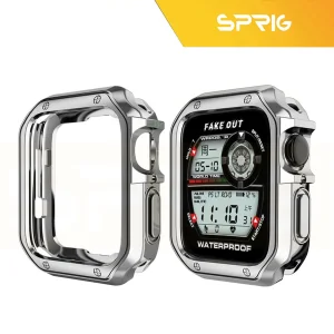 بند اسپریگ مدل Simple Link Lux مناسب برای اپل واچ سری 7/8/9 سایز 41mm به همراه کاور
