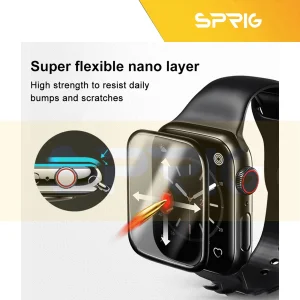 محافظ صفحه نمایش نانو اسپریگ مدل Pmma-SP مناسب برای اپل واچ Series 7 Aluminum 41mm / Series 8 Aluminum 41mm / Series 9 Aluminum 41mm