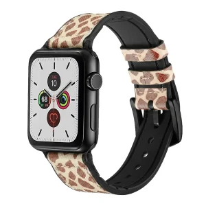 بند آکوآرا مدل Zebra Leather مناسب برای اپل واچ 44/45/46/49 میلیمتری سری SE1/SE2/SE3/4/5/6/7/8/9/10/11/Ultra/Ultra2/Ultra3