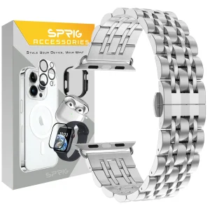 بند اسپریگ مدل 7Bead Steel مناسب برای اپل واچ Ultra / Ultra 2 49mm