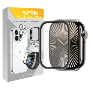 محافظ صفحه نمایش اسپریگ مدل Pmma-SPG مناسب برای اپل واچ Series 10 46mm