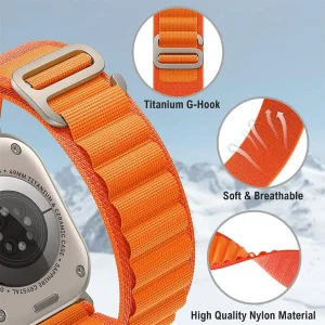 بند راینو مدل Loop Alpine مناسب برای اپل واچ سری 2 42 / 44 میلی متری