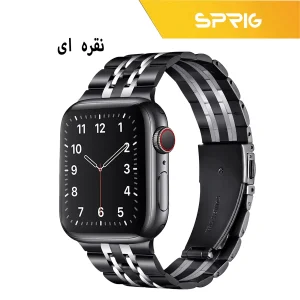 بند اسپریگ مدل 7Bid BLK مناسب برای اپل واچ 42 / 44 / 45 / 49 میلی متر