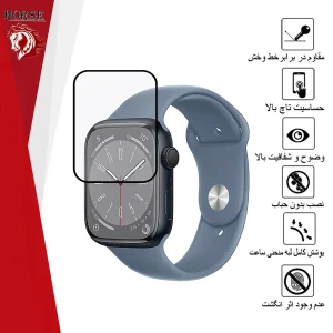 محافظ صفحه نمایش نانو هورس مدل PMMAWH مناسب برای اپل واچ Series 8 Aluminum 41 میلی متری