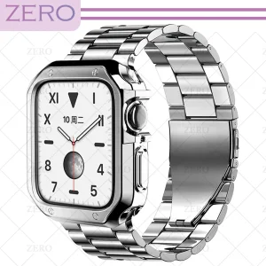 بند زیرو مدل 3Bid-Cover-ZR مناسب برای اپل واچ Series 8 Aluminum 41mm / Series 7 Aluminum 41mm به همراه کاور