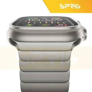 بند اسپریگ مدل Butterfly Link مناسب برای اپل واچ Series 7 45mm / Series 8 45mm / Series 9 45mm