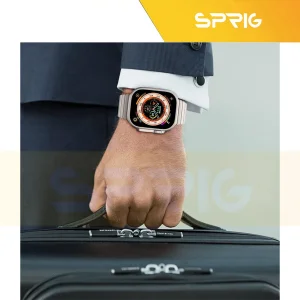 بند اسپریگ مدل Butterfly Link مناسب برای اپل واچ Series 7 45mm / Series 8 45mm / Series 9 45mm