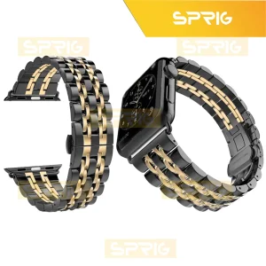 بند اسپریگ مدل 7Bead BK مناسب برای اپل واچ سری 4/5/6/Se سایز 44 میلی متری
