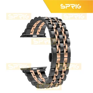بند اسپریگ مدل 7Bead BK مناسب برای اپل واچ سری 4/5/6/Se سایز 44 میلی متری