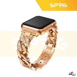 بند اسپریگ مدل CTR Diamond مناسب برای اپل واچ Series 1 Aluminum 42 / Series 2 42mm / Series 3 42mm