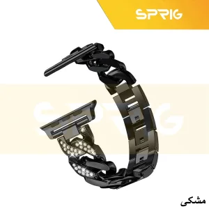 بند اسپریگ مدل CTR Diamond مناسب برای اپل واچ Series 1 Aluminum 42 / Series 2 42mm / Series 3 42mm