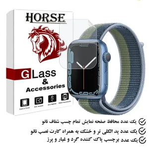 محافظ صفحه نمایش نانو هورس مدل MTBWH مناسب برای اپل واچ Series 7 Aluminum 45 mm