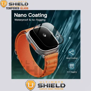 محافظ صفحه نمایش آلتیمیت شیلد مدل SH-FULL-UL مناسب برای اپل واچ Ultra 49mm / Ultra 2 49mm