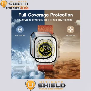 محافظ صفحه نمایش آلتیمیت شیلد مدل SH-FULL-UL مناسب برای اپل واچ Ultra 49mm / Ultra 2 49mm
