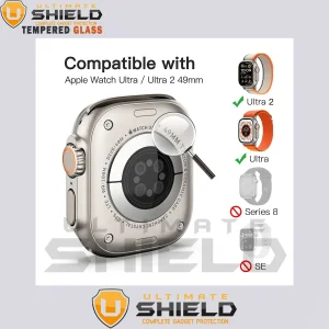 محافظ صفحه نمایش آلتیمیت شیلد مدل SH-FULL-UL مناسب برای اپل واچ Ultra 49mm / Ultra 2 49mm