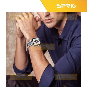 بند اسپریگ مدل 5Bead RLX مناسب برای اپل واچ سری 1/2/3 سایز 42 میلی متری