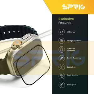محافظ صفحه نمایش اسپریگ مدل SH-FULL مناسب برای اپل واچ Ultra 49mm / Ultra 2 49mm