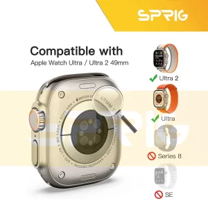 محافظ صفحه نمایش اسپریگ مدل SH-FULL مناسب برای اپل واچ Ultra 49mm / Ultra 2 49mm