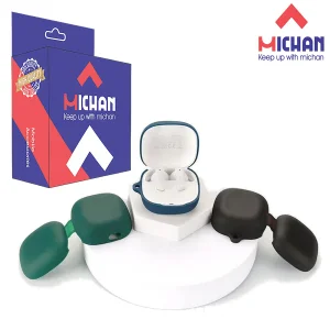 کاور میچان مدل silicone مناسب برای کیس هدفون بی سیم کیو سی وای Melobuds ANC HT05
