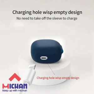 کاور میچان مدل silicone مناسب برای کیس هدفون بی سیم کیو سی وای Melobuds ANC HT05