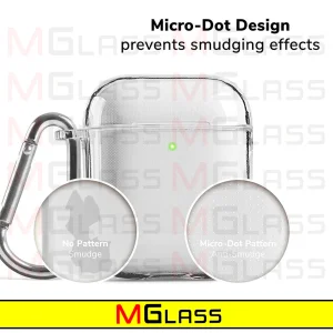 کاور ام‌گلس مدل Clear-MG مناسب برای کیس اپل ایرپاد Airpods 1 / Airpods 2