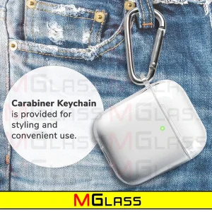 کاور ام‌گلس مدل Clear-MG مناسب برای کیس اپل ایرپاد Airpods 1 / Airpods 2
