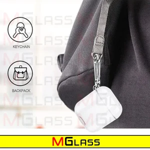 کاور ام‌گلس مدل Clear-MG مناسب برای کیس اپل ایرپاد Airpods 1 / Airpods 2