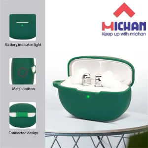 کاور میچان مدل silicone مناسب برای کیس هدفون بی سیم هایلو W1 ANC