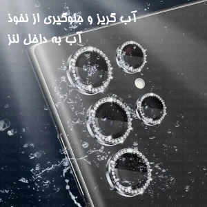 محافظ لنز دوربین فلزی گلس استار مدل NRIG20 مناسب برای گوشی موبایل شیائومی Redmi 15