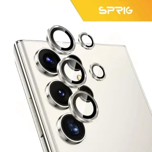 محافظ لنز دوربین رینگی اسپریگ مدل Ring metal مناسب برای گوشی موبایل سامسونگ Galaxy S25 ultra