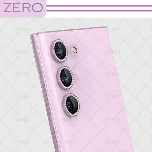 محافظ لنز رینگی دوربین زیرو مدل Diamond-Ring مناسب برای گوشی موبایل سامسونگ Galaxy S23 Ultra