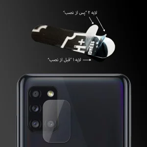 محافظ لنز دوربین مولتی نانو مدل Pro مناسب برای گوشی موبایل سامسونگ Galaxy A31 بسته دو عددی