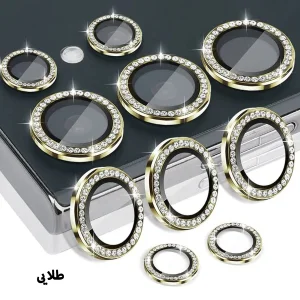 محافظ لنز دوربین زیرو مدل Ring Diamond ZR مناسب برای گوشی موبایل سامسونگ Galaxy S25 Ultra