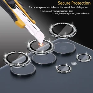 محافظ لنز دوربین زیرو مدل Ring Diamond ZR مناسب برای گوشی موبایل سامسونگ Galaxy S25 Ultra