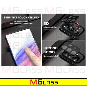 محافظ لنز دوربین ام‌گلس مدل 3D-MG مناسب برای گوشی موبایل سامسونگ Galaxy A13 4G / A32 5G