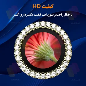 محافظ لنز دوربین شهر گلس مدل NRIS20 مناسب برای گوشی موبایل اپل iPhone 13