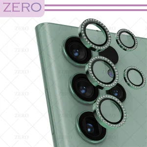 محافظ لنز دوربین زیرو مدل Diamond-Ring-ZR مناسب برای گوشی موبایل سامسونگ Galaxy S24 Ultra