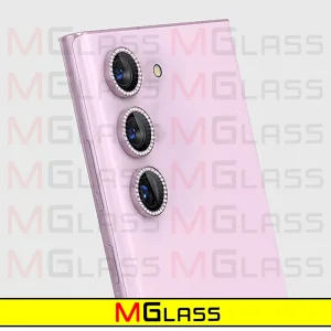 محافظ لنز رینگی دوربین ام‌گلس مدل Diamond-Ring مناسب برای گوشی موبایل سامسونگ Galaxy S23 Ultra