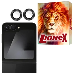 محافظ لنز دوربین فلزی لایونکس مدل RINL20 مناسب برای گوشی موبایل سامسونگ Galaxy Z Flip6