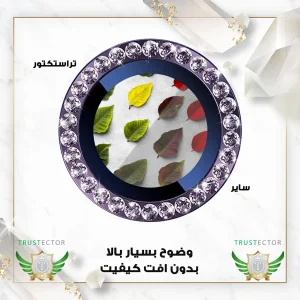 محافظ لنز دوربین شیشه‌ای تراستکتور مدل NRIT20 مناسب برای گوشی موبایل شیائومی Poco C71