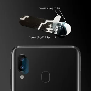محافظ لنز دوربین مولتی نانو مدل Pro مناسب برای گوشی موبایل سامسونگ Galaxy A20