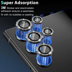 محافظ لنز دوربین ام‌گلس مدل RNG Shine MG مناسب برای گوشی موبایل سامسونگ Galaxy S25 Ultra